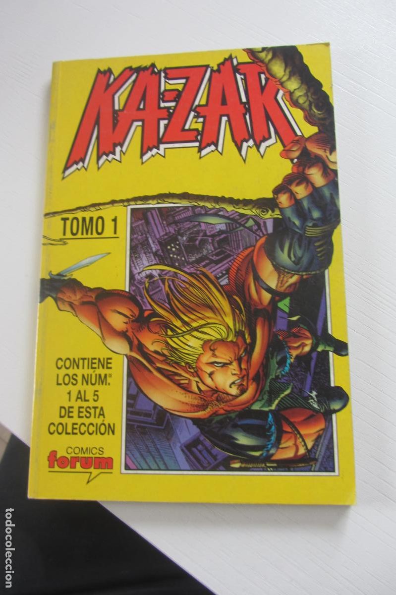 C&oacute;mics: KA-ZAR KAZAR - TOMO 1 (RETAPADO - CONTIENE LOS N&Uacute;MEROS 1 AL 5 FORUM MARVEL BUEN ESTADO arx47