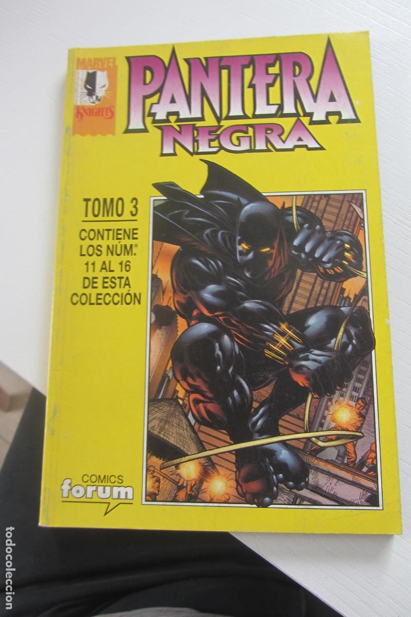 C&oacute;mics: PANTERA NEGRA MARVEL KNIGHTS TOMO 3 COTIENE 11 AL 16 FORUM RETAPADO MARVEL BUEN ESTADO arx47