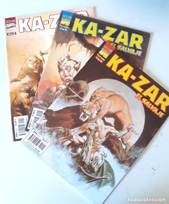 C&oacute;mics: KA-ZAR EL SALVAJE - 1 AL 3 &iexcl;&iexcl;COMPLETA!! - FROUM