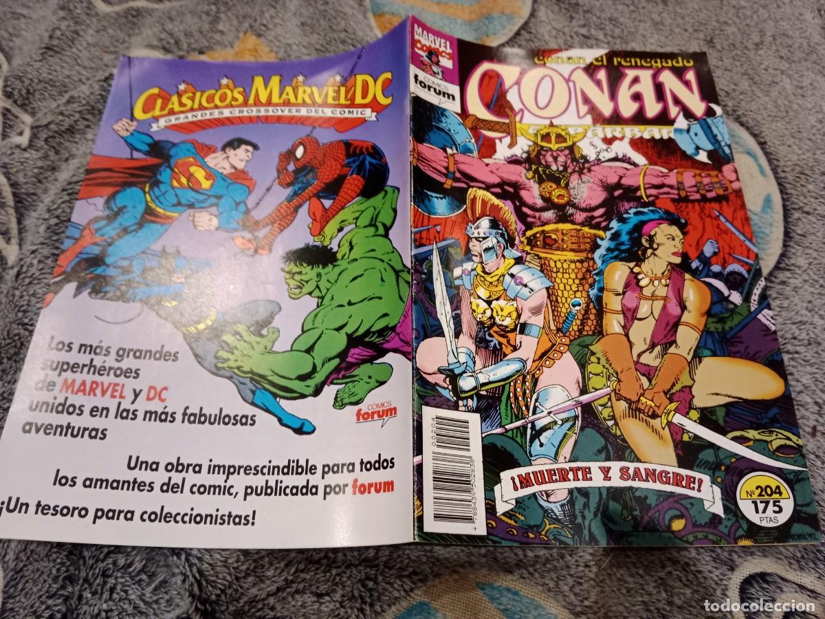 C&oacute;mics: CONAN EL BARBARO N&ordm;204 LLUVIA DE PLATA - COMICS FORUM,1994