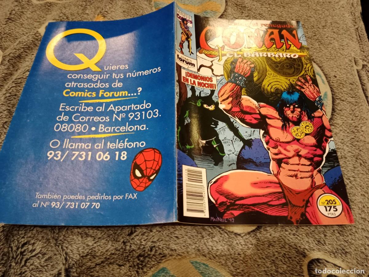 C&oacute;mics: CONAN EL BARBARO N&ordm;205 EL METAMORFO - COMICS FORUM,1994
