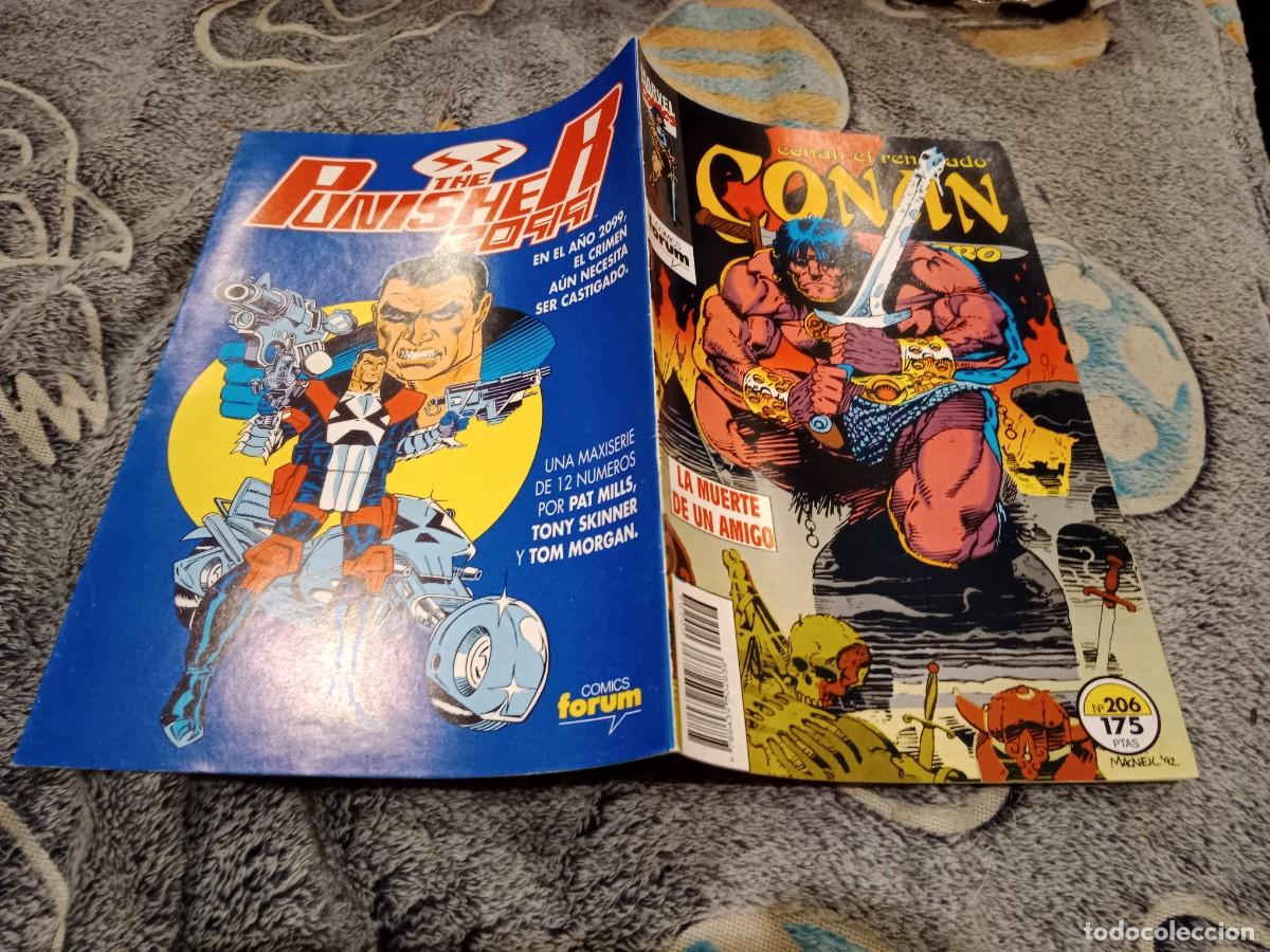 C&oacute;mics: CONAN EL BARBARO N&ordm;206 LA MUERTE LLEGA REPTANDO - COMICS FORUM,1994
