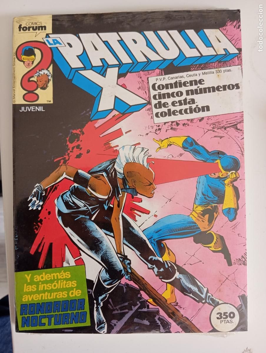 C&oacute;mics: PATRULLA X FORUM 52 A 56 RETAPADO NUEVO SIN LEER PRECINTADO