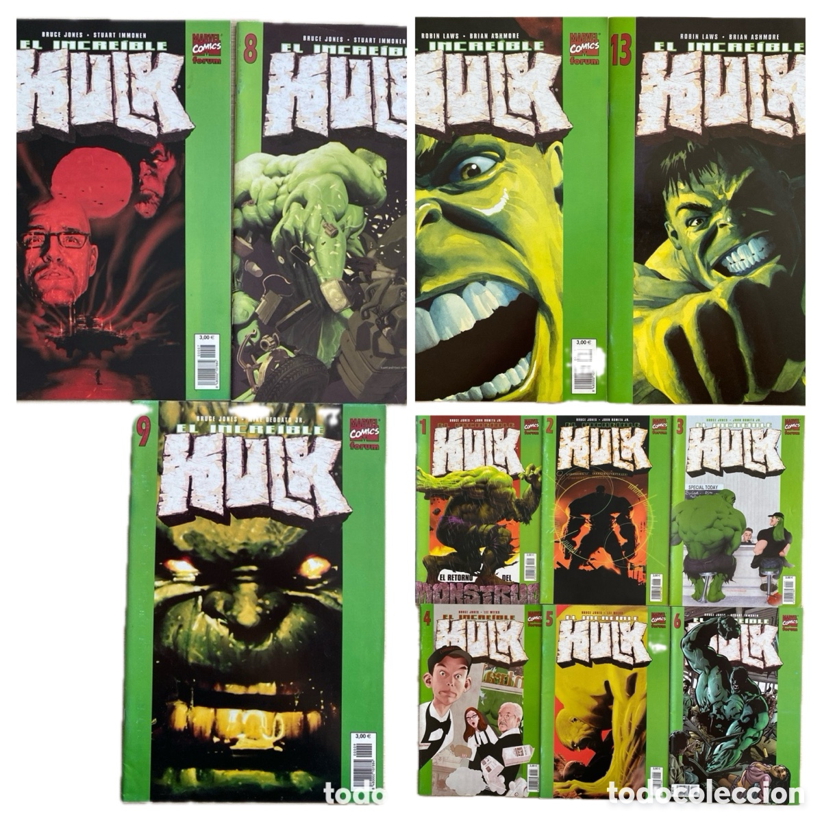 C&oacute;mics: El Incre&iacute;ble Hulk vol. 2 (2003-2004) 1 al 9
