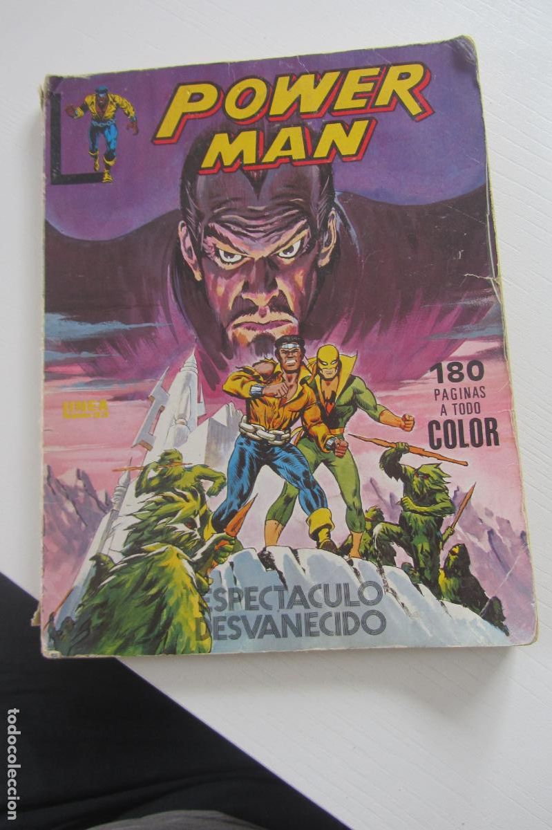 C&oacute;mics: POWER MAN N&Uacute;MEROS 1 3 4 5 RETAPADOS - VERTICE SURCO ARX44