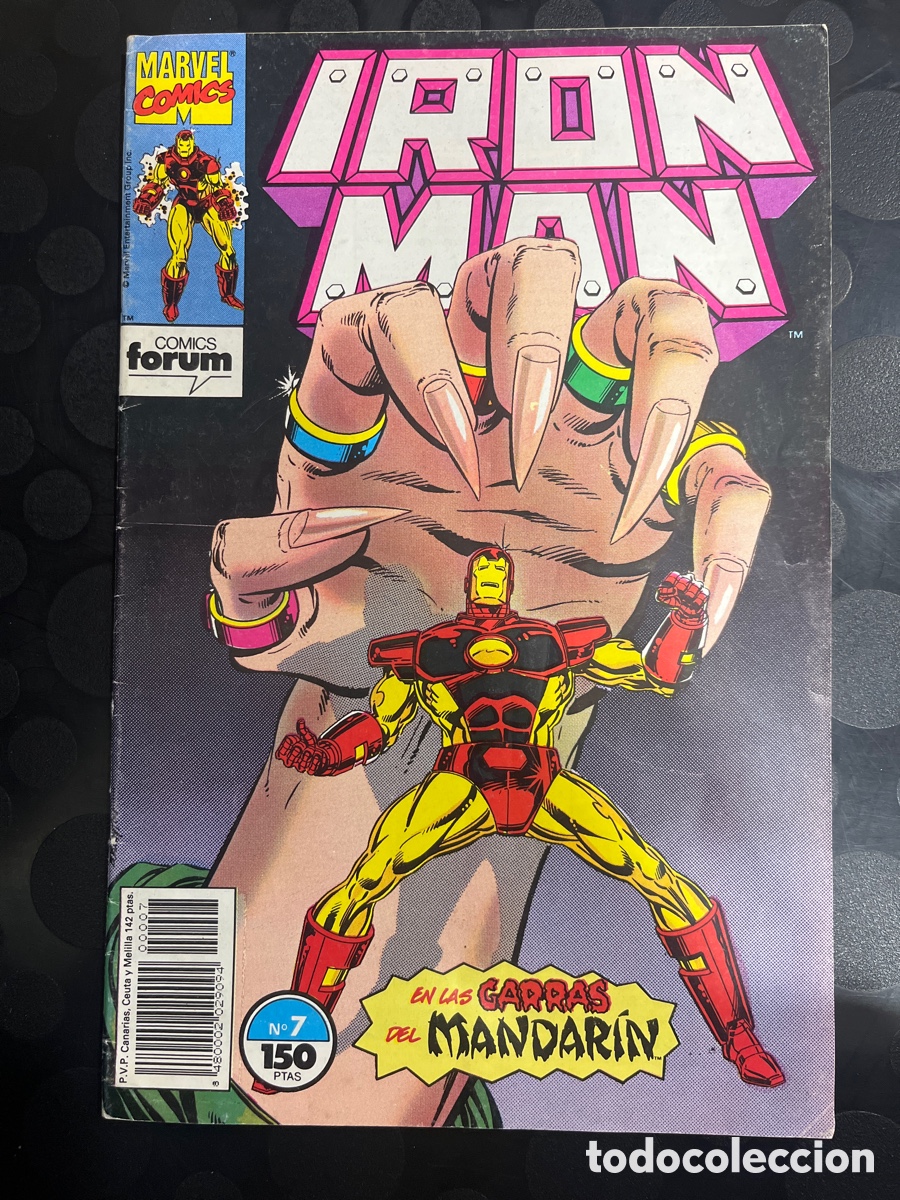 C&oacute;mics: IRON MAN VOL.2 N.7 EN LAS GARRAS DEL MANDAR&Iacute;N ( 1992/1993 )