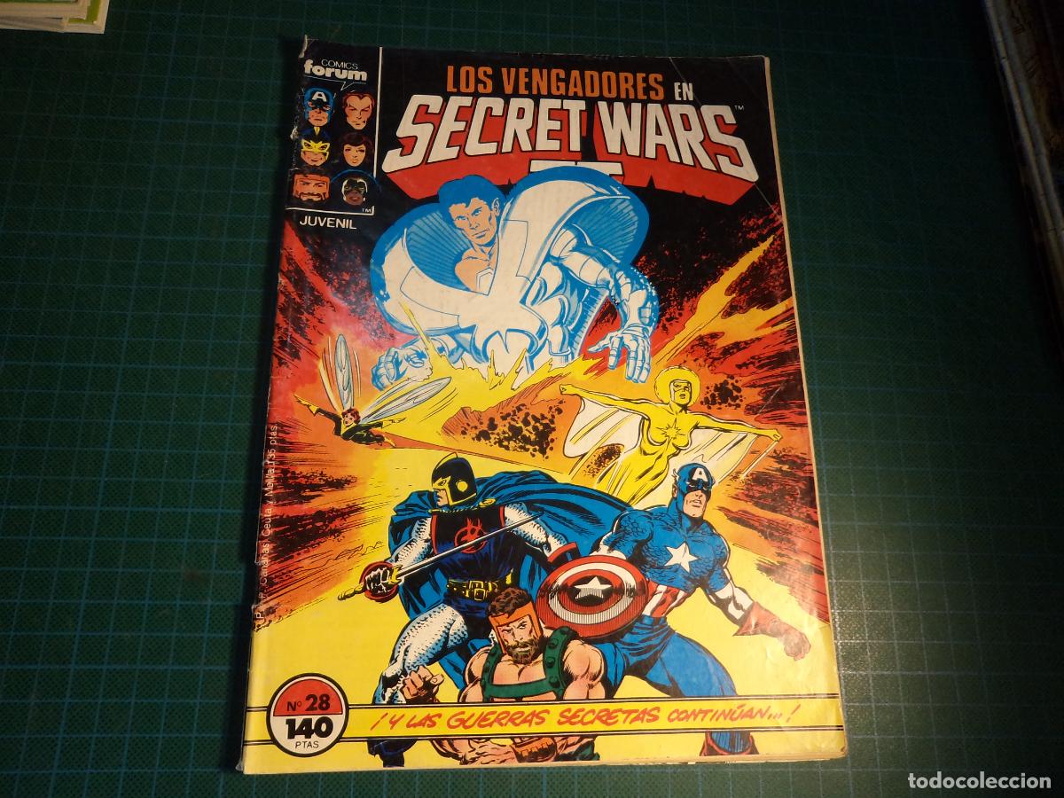 C&oacute;mics: Secret Wars. N&ordm; 28. Forum. Con se&ntilde;ales de uso. (Ref. 3-B)