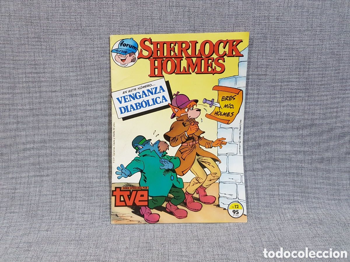 C&oacute;mics: SHERLOCK HOLMES N⁰12 COLECCI&Oacute;N GRAPAS FORUM PLANETA A&Ntilde;O 1986