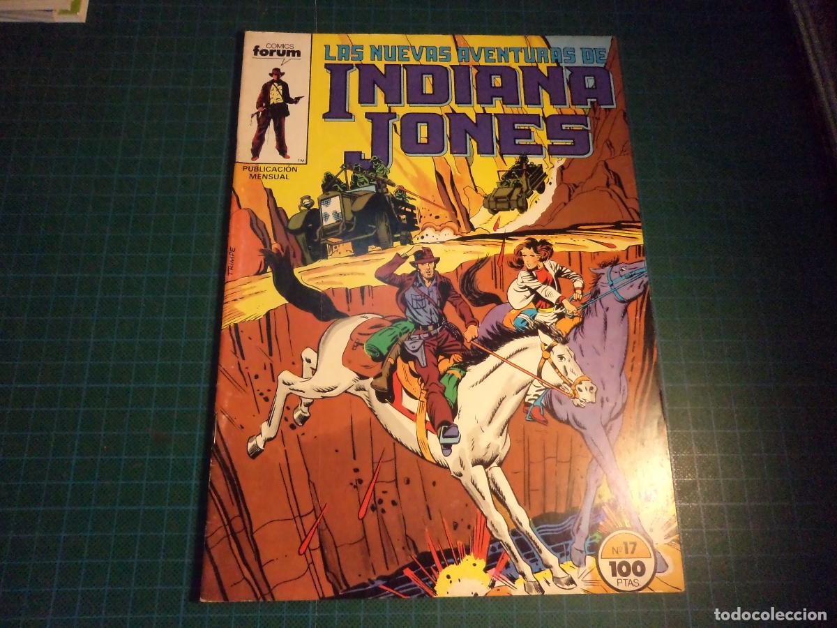 C&oacute;mics: Las nuevas aventuras de Indiana Jones. N&ordm; 17. Forum. (Ref. 4-B)