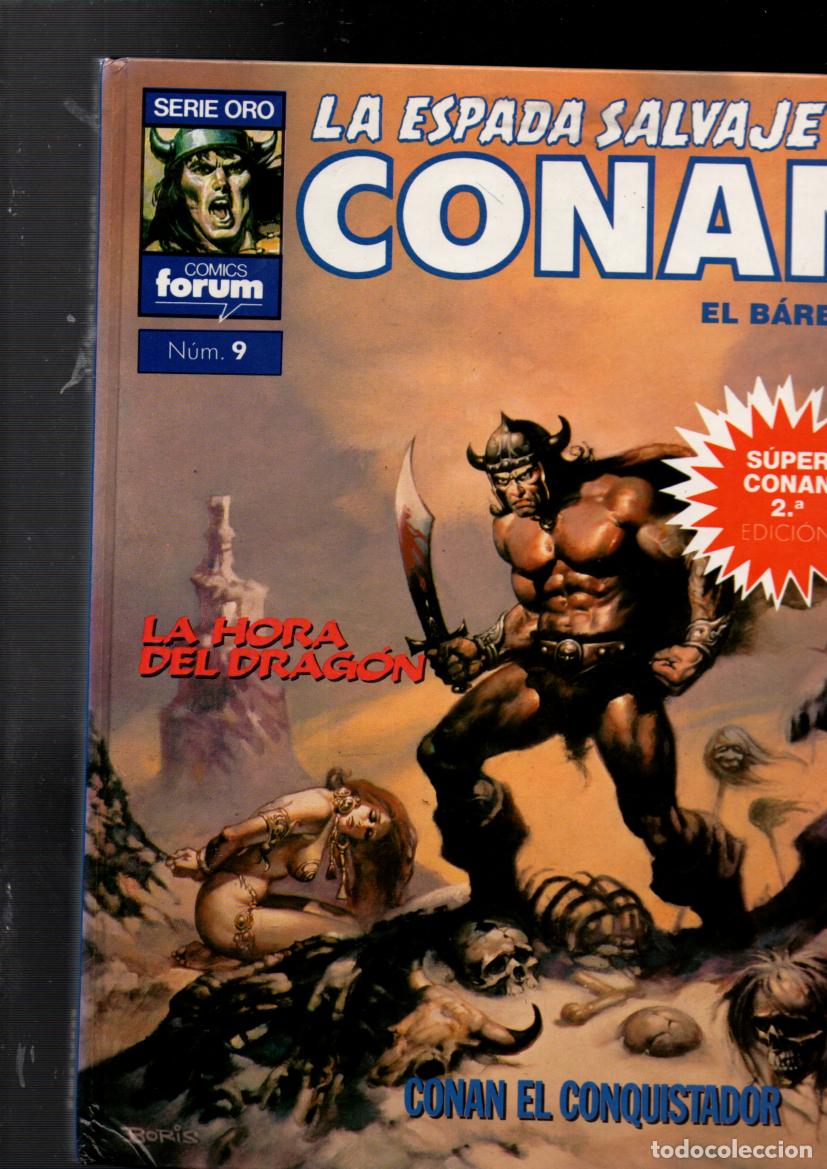 C&oacute;mics: LA ESPADA SALVAJE DE CONAN EL BARBARO. SERIE ORO. TOMO N&ordm; 9. SUPER CONAN. PLANETA-AGOSTINI