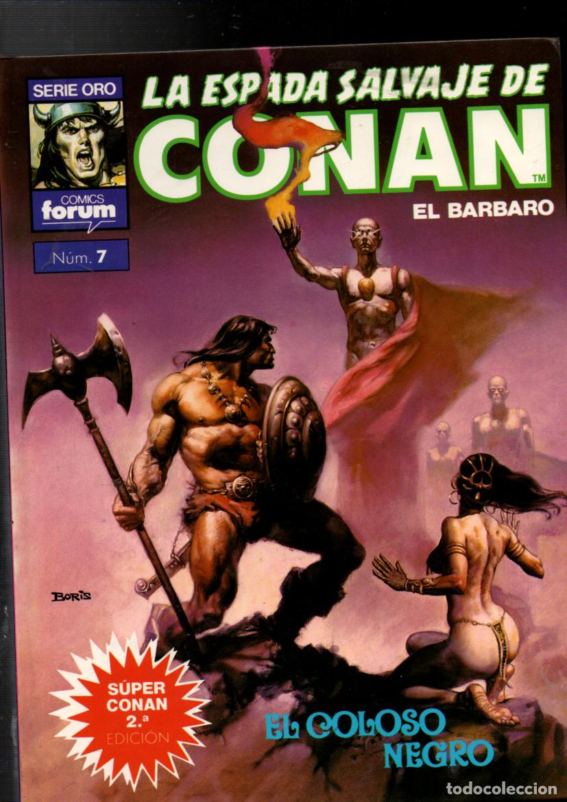 C&oacute;mics: LA ESPADA SALVAJE DE CONAN EL BARBARO. SERIE ORO. TOMO N&ordm; 7. SUPER CONAN. PLANETA-AGOSTINI