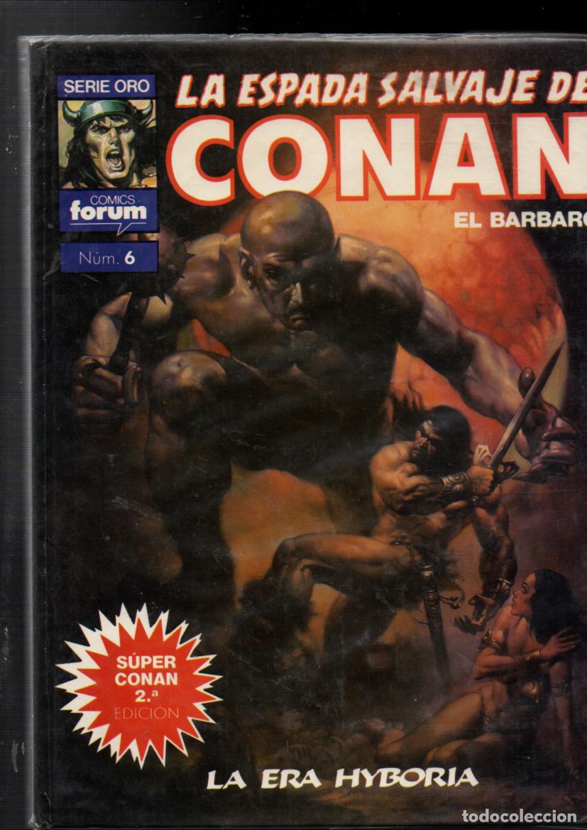 C&oacute;mics: LA ESPADA SALVAJE DE CONAN EL BARBARO. SERIE ORO. TOMO N&ordm; 6. SUPER CONAN. PLANETA-AGOSTINI