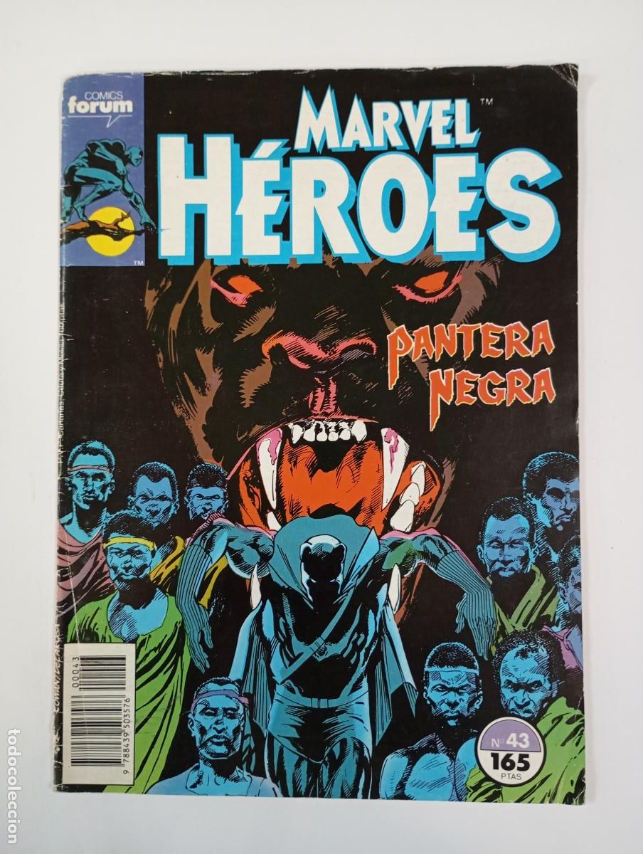 C&oacute;mics: MARVEL HEROES N&ordm; 43. PANTERA NEGRA. COMICS FORUM. TDKR92 - Foto 1