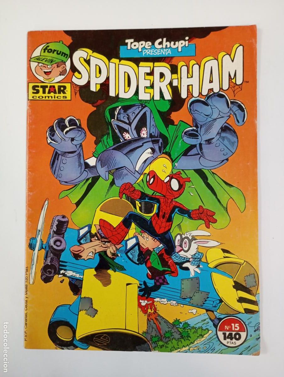 C&oacute;mics: SPIDER-HAM. N&ordm; 15. TOPE CHUPI. MARVEL COMICS FORUM. TDKR79