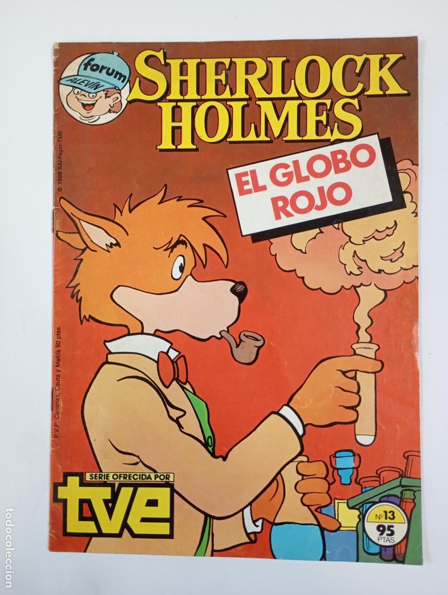 C&oacute;mics: SHERLOCK HOLMES N&ordm; 13. EL GLOBO ROJO. MARVEL COMICS FORUM. TDKR92 - Foto 1