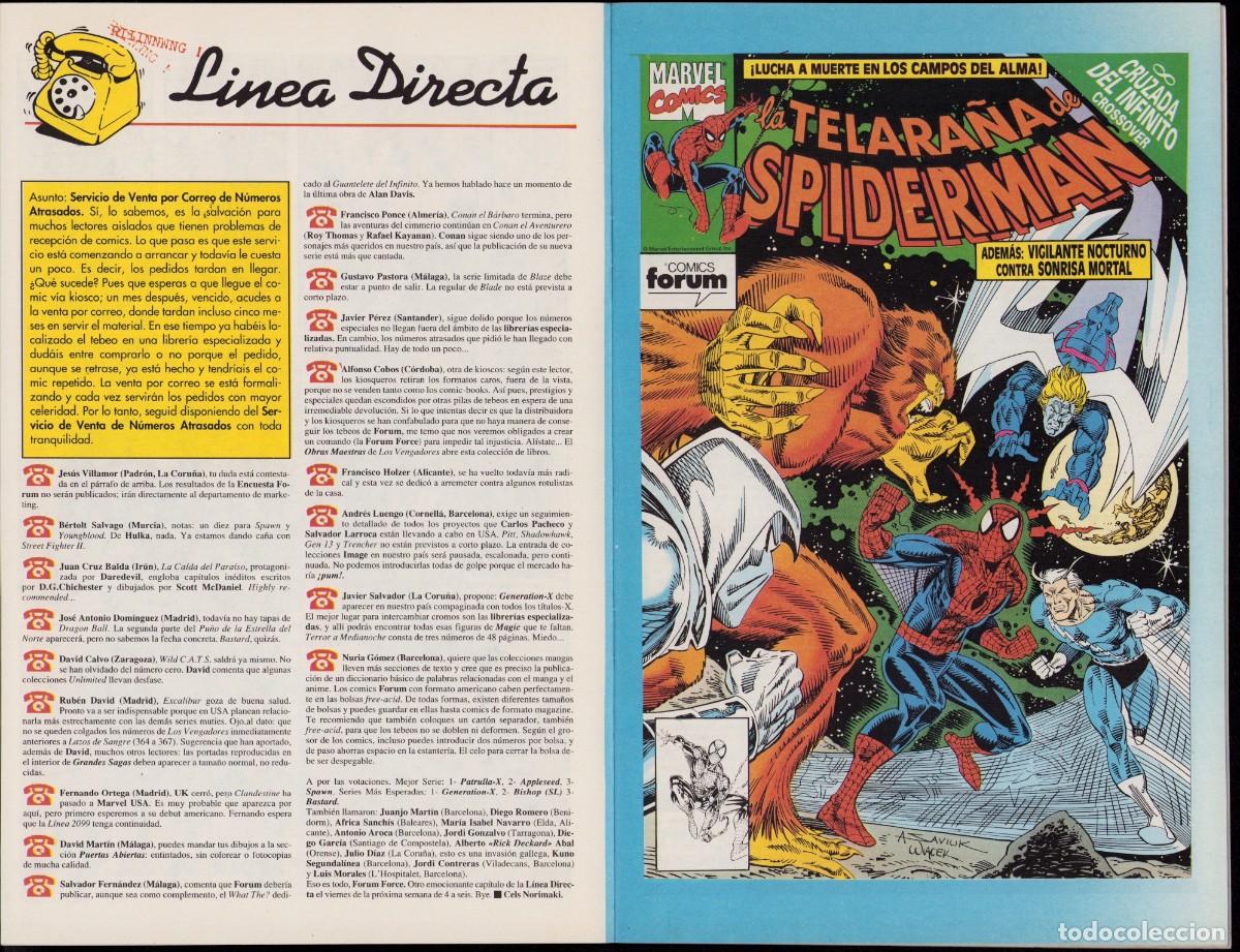 C&oacute;mics: Spiderman Vol. 1 N&ordm; 312 - Comic Forum 1994 - Foto 4