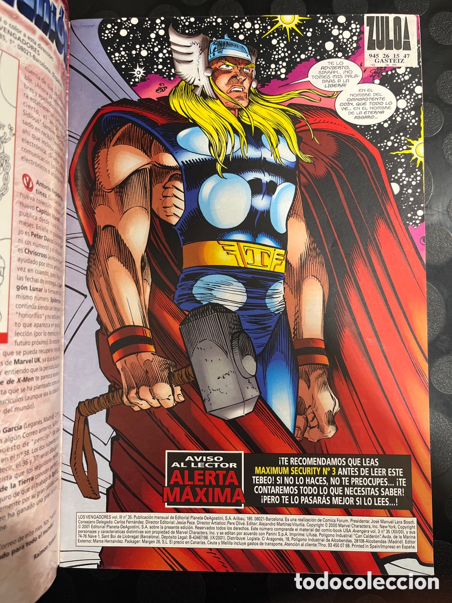C&oacute;mics: LOS VENGADORES VOL.3 N.35 MAXIMUM SECURITY ( 1998/2005 ) - Foto 3
