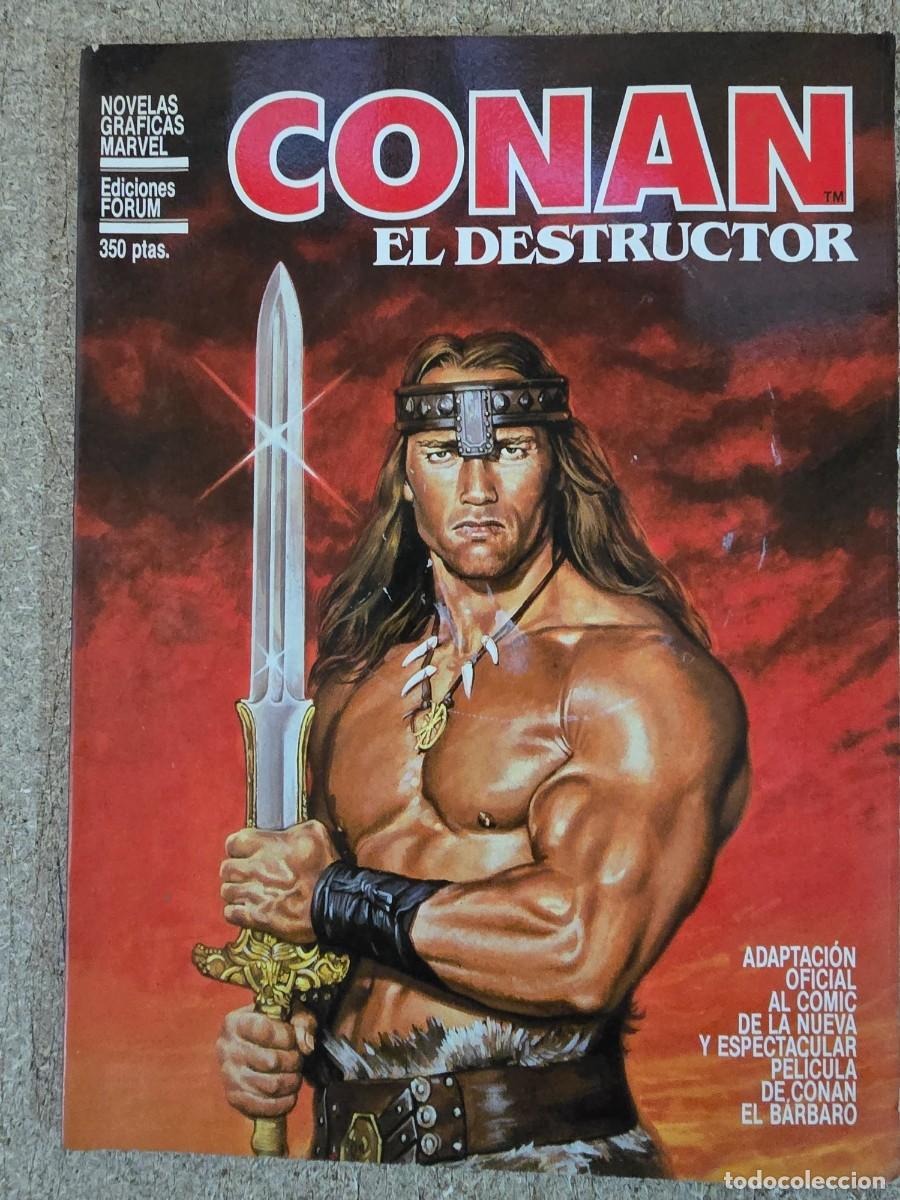 C&oacute;mics: Conan el Destructor.Novelas Graficas Marvel.Forum.adaptacion Pelicula