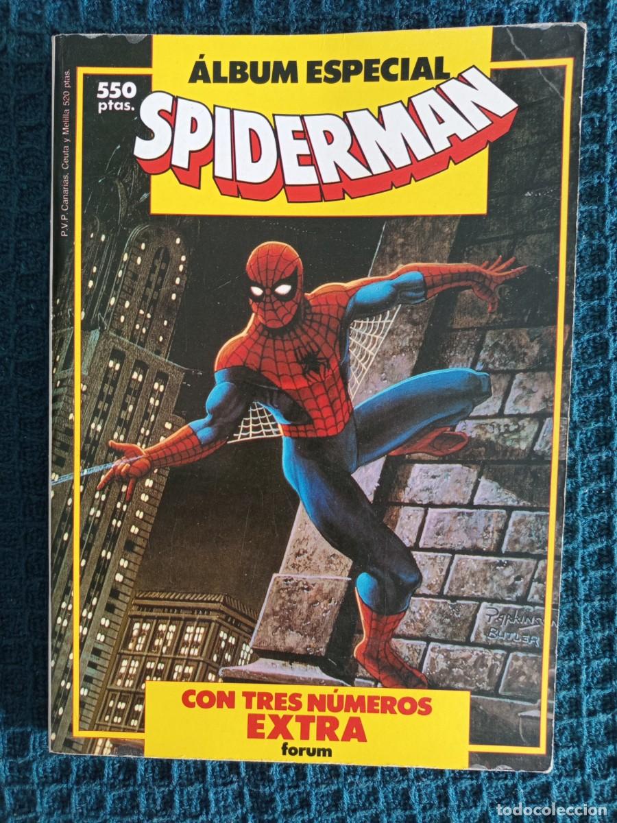 C&oacute;mics: SPIDERMAN - &Aacute;LBUM ESPECIAL CON TRES N&Uacute;MEROS EXTRA - COMICS FORUM - 1987