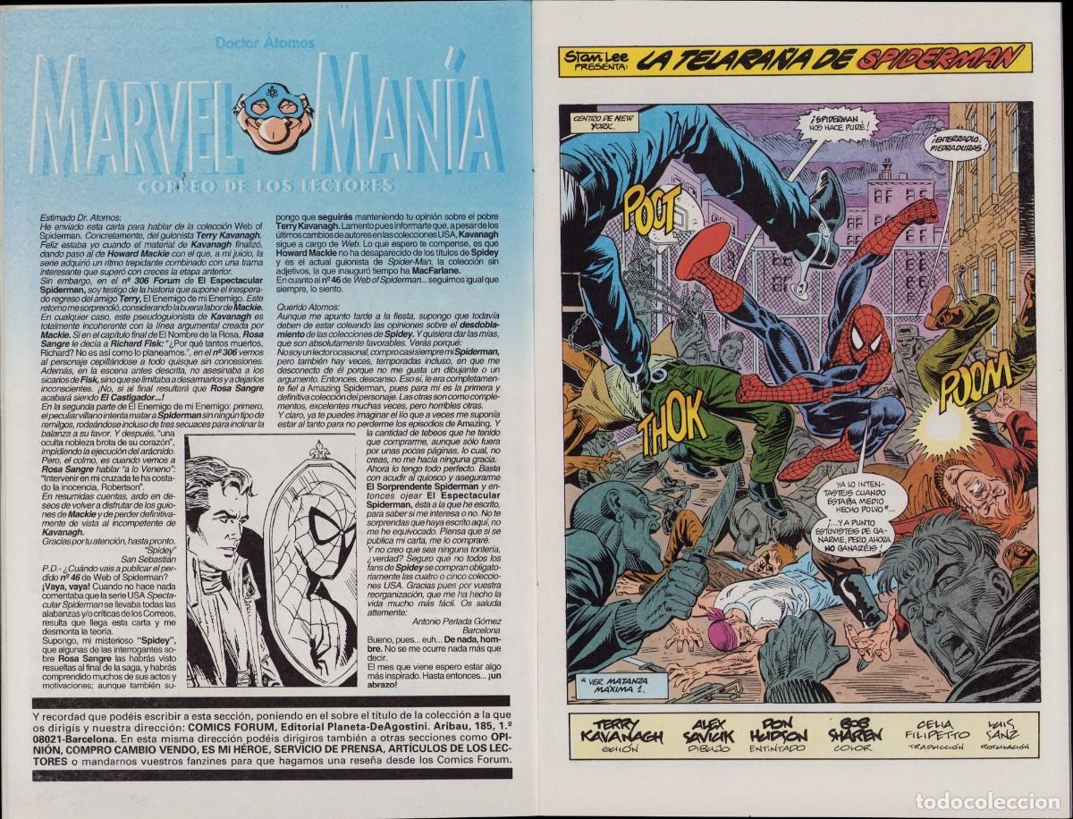C&oacute;mics: Spiderman Vol. 1 N&ordm; 311 - Comic Forum 1994 - Foto 5