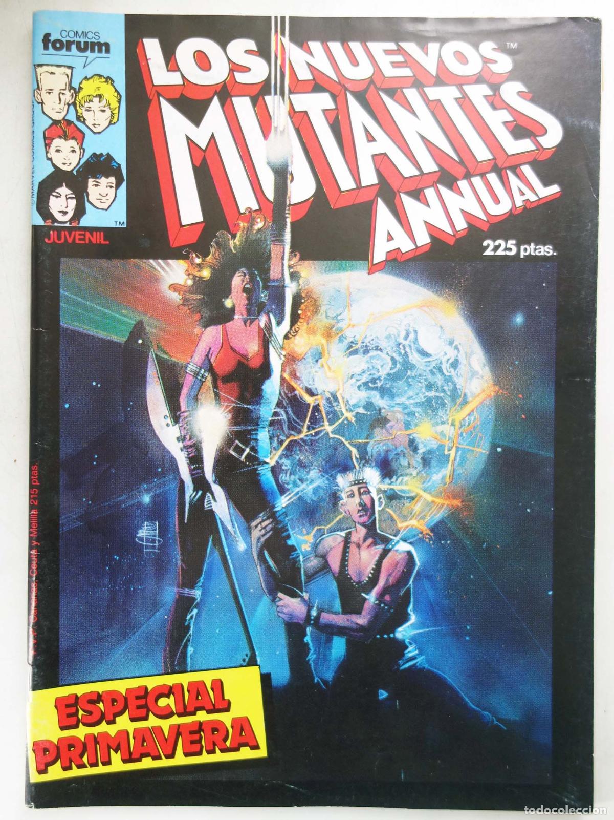 C&oacute;mics: NUEVOS MUTANTES ANNUAL ESPECIAL PRIMAVERA 1987 (Vvaa) Forum, 1987