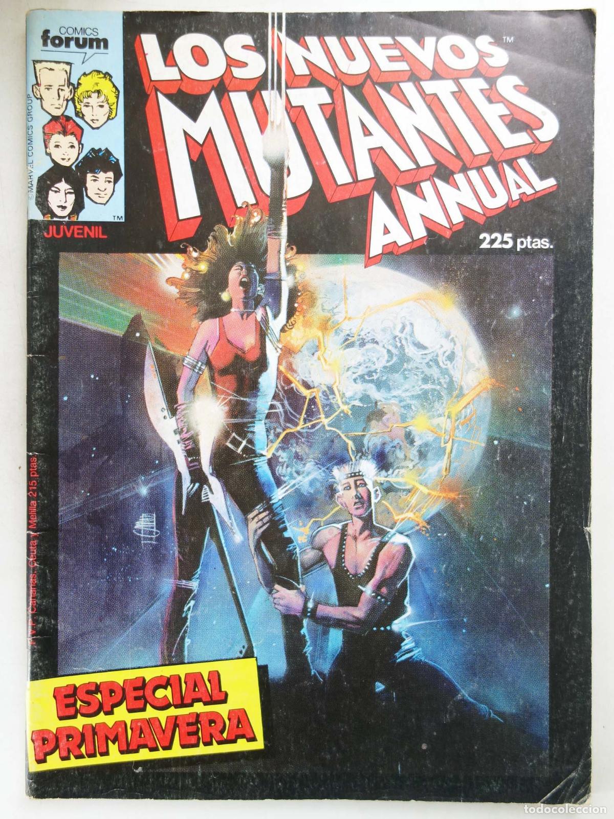 C&oacute;mics: NUEVOS MUTANTES ANNUAL ESPECIAL PRIMAVERA 1987 (Vvaa) Forum, 1987