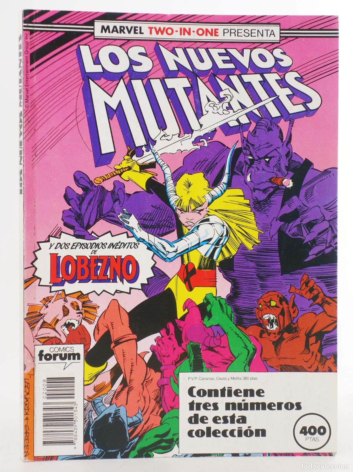 C&oacute;mics: NUEVOS MUTANTES VOL 1 48 A 50. Forum, 1989