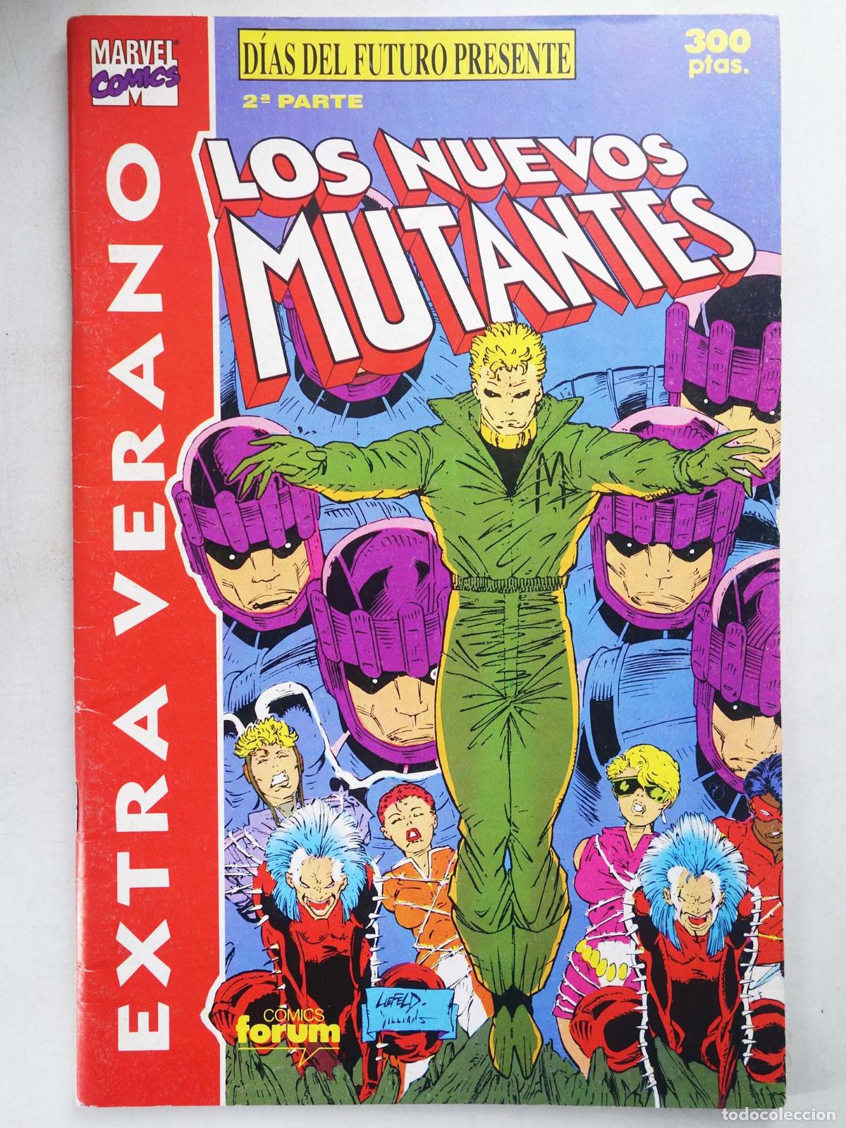 C&oacute;mics: NUEVOS MUTANTES EXTRA VERANO 1991. DIAS DEL FUTURO PRESENTE 2A PARTE (Vvaa) Forum, 1991