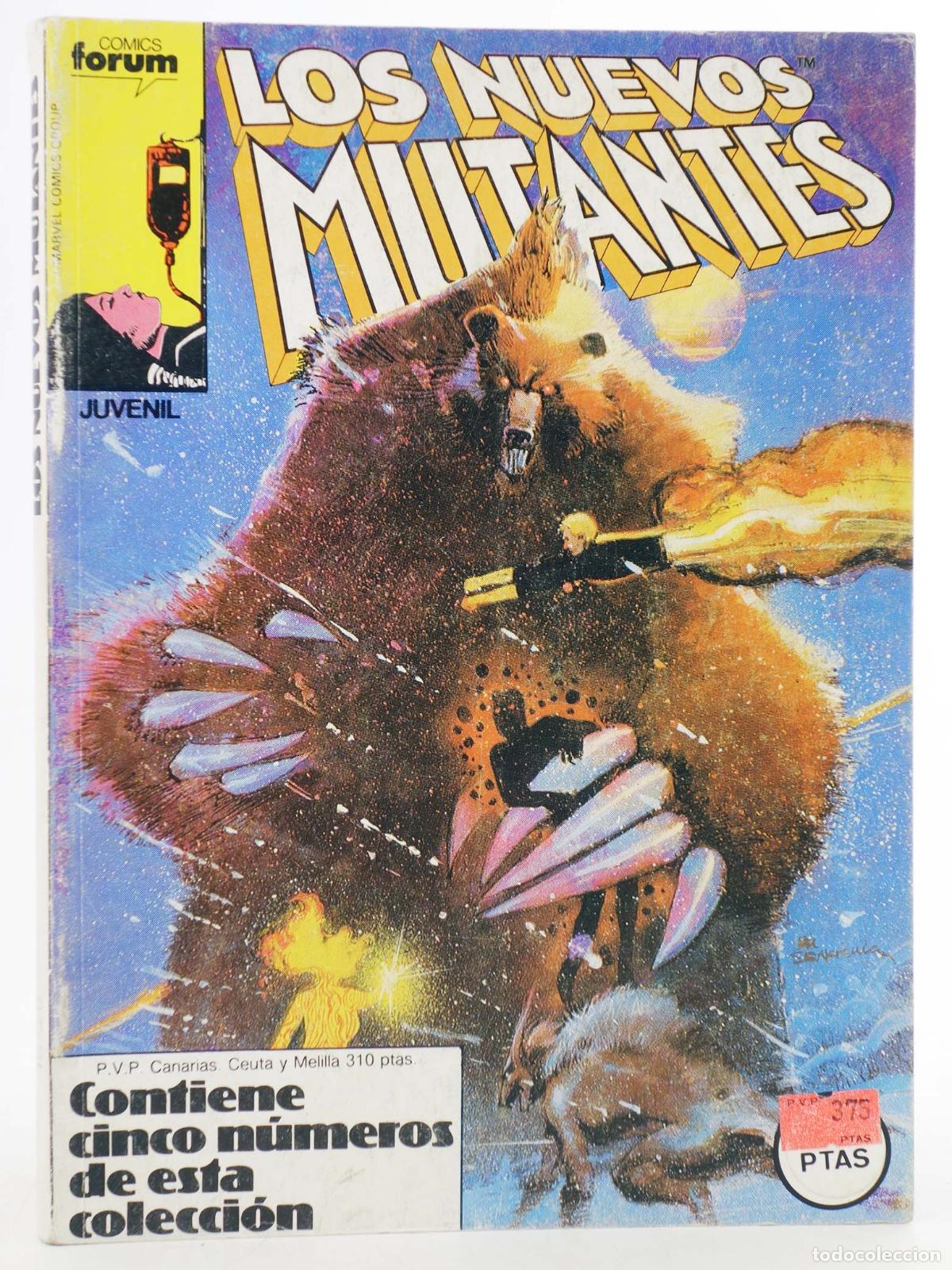 C&oacute;mics: NUEVOS MUTANTES VOL 1 16 A 20. Forum, 1989