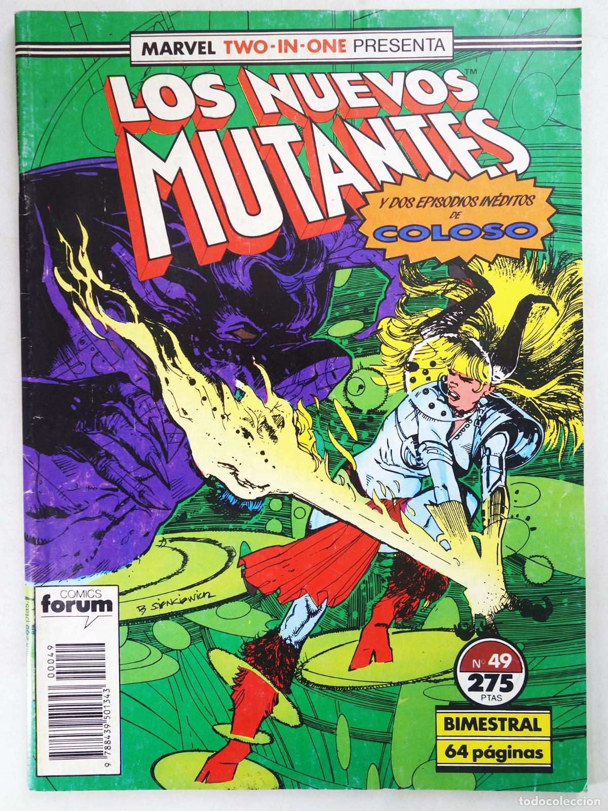 C&oacute;mics: NUEVOS MUTANTES VOL 1 49 (Ann Nocenti/Chris Claremont/Rick Leonardi) Forum, 1990