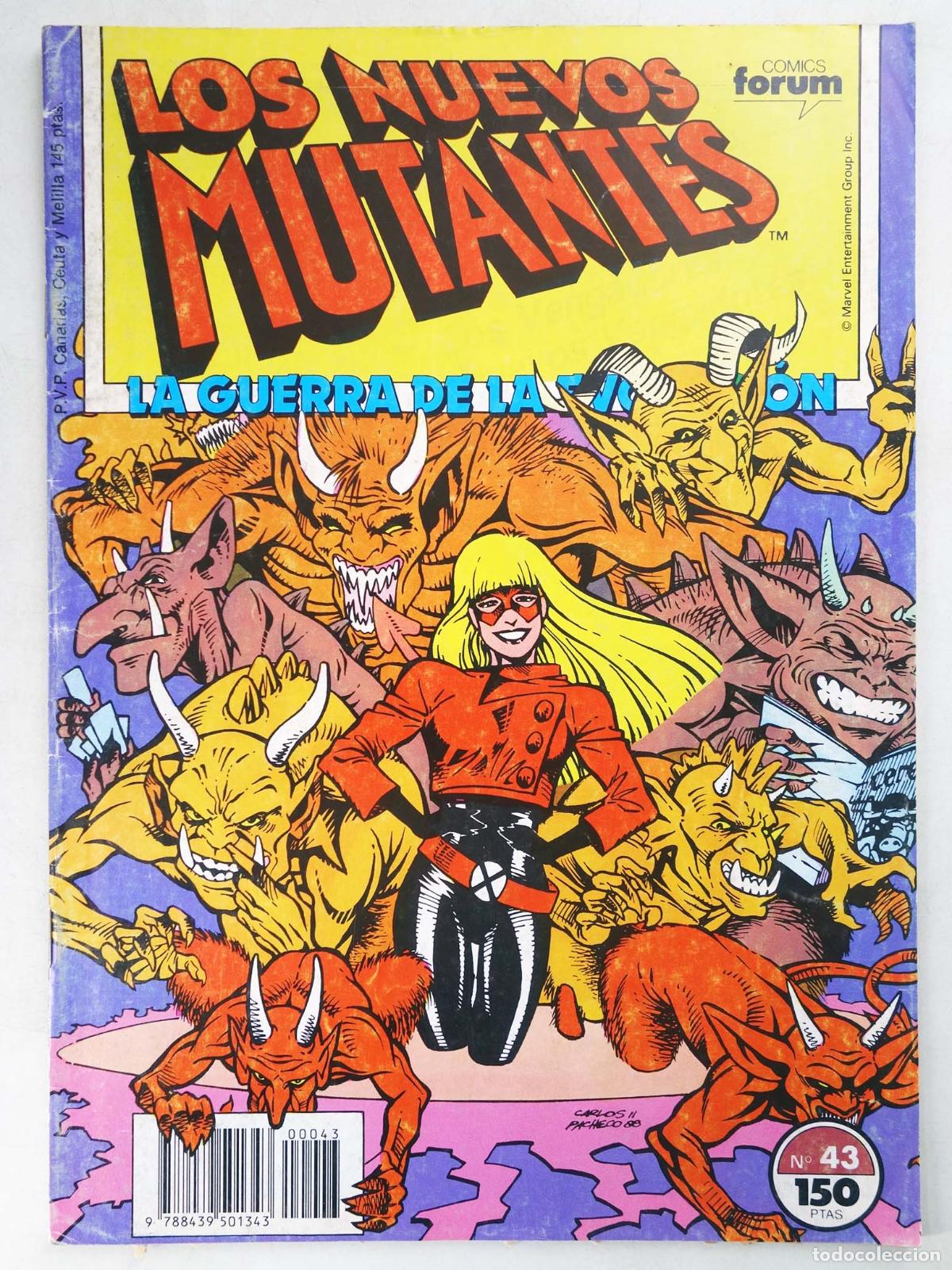 C&oacute;mics: NUEVOS MUTANTES VOL 1 43 (June Brigman/Louise Simonson) Forum, 1989