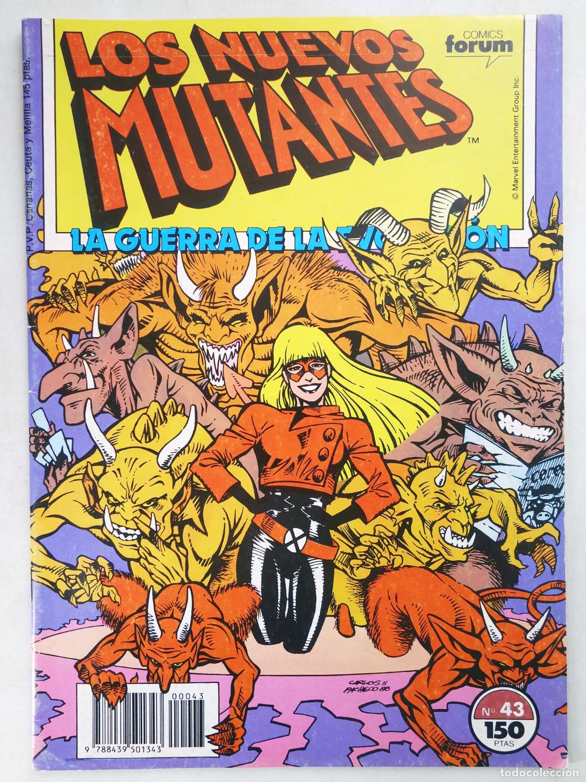 C&oacute;mics: NUEVOS MUTANTES VOL 1 43 (June Brigman/Louise Simonson) Forum, 1989