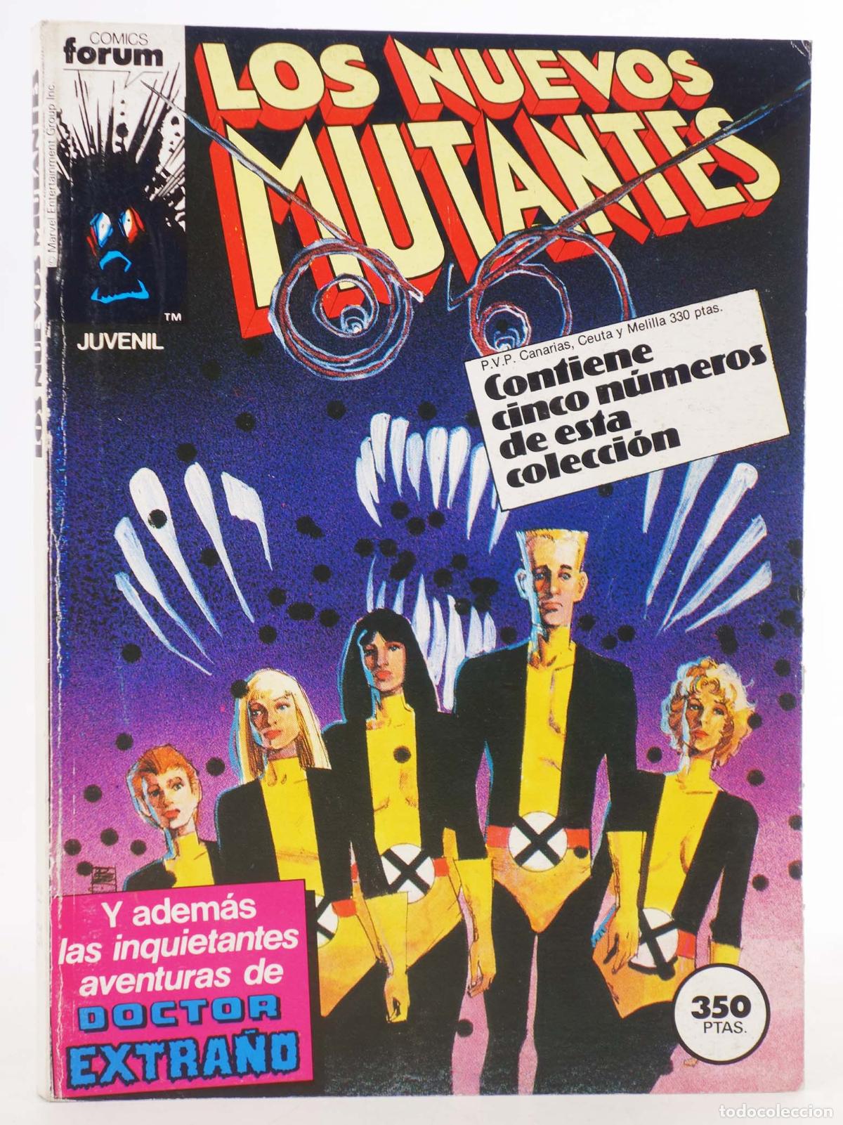 C&oacute;mics: NUEVOS MUTANTES VOL 1 21 A 25. Forum, 1989