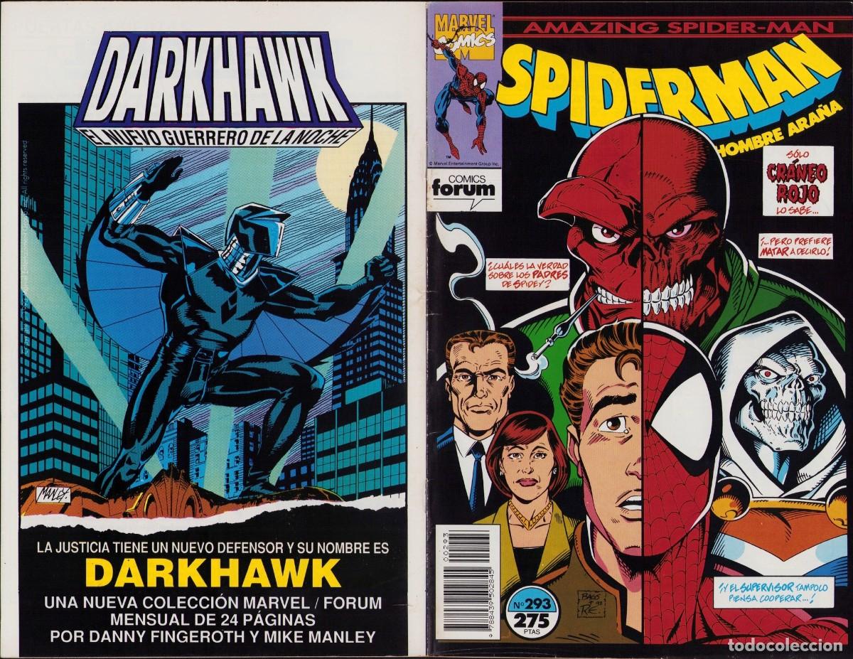 C&oacute;mics: Spiderman Vol. 1 N&ordm; 293 Comic Forum 1993 - Foto 2