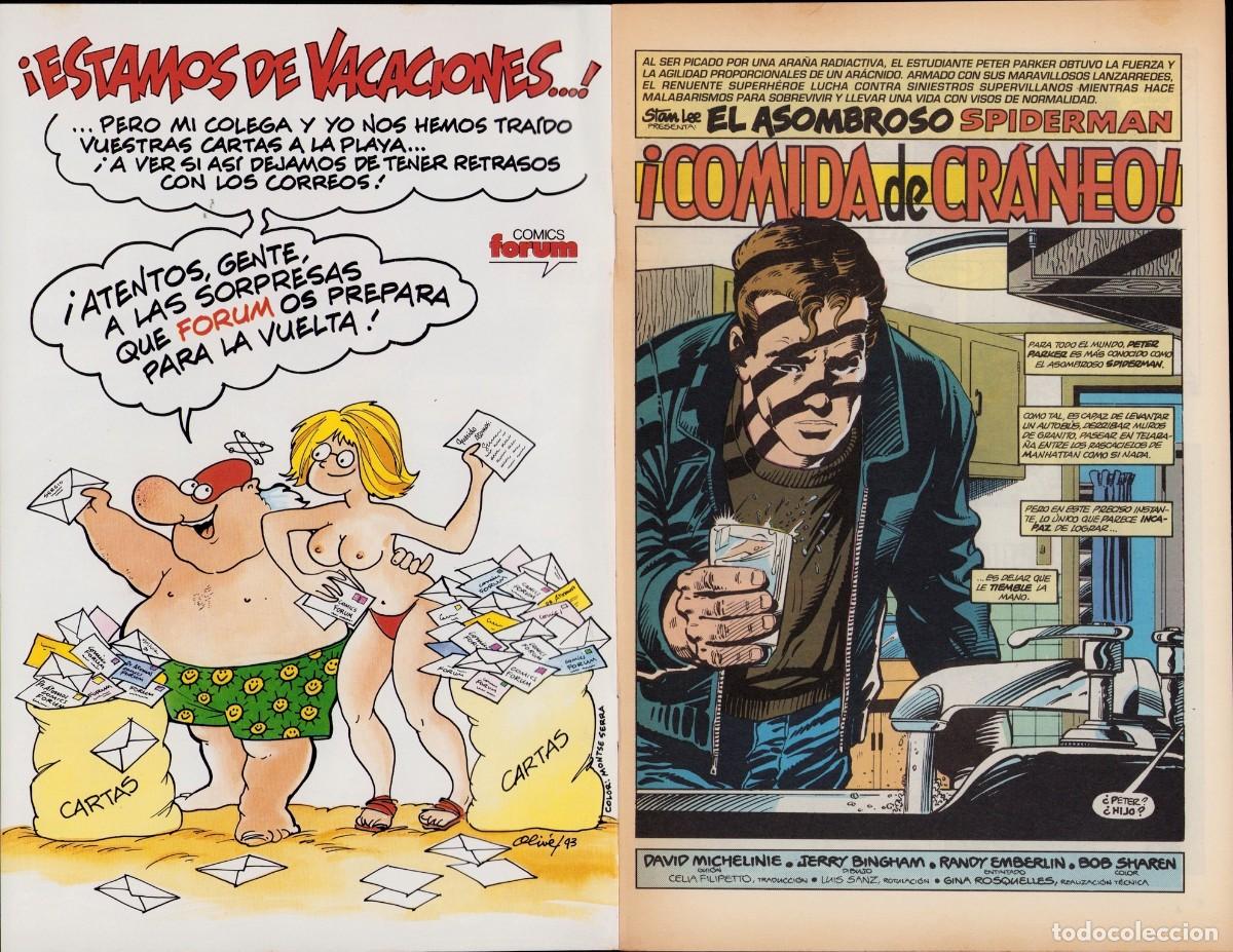 C&oacute;mics: Spiderman Vol. 1 N&ordm; 293 Comic Forum 1993 - Foto 3