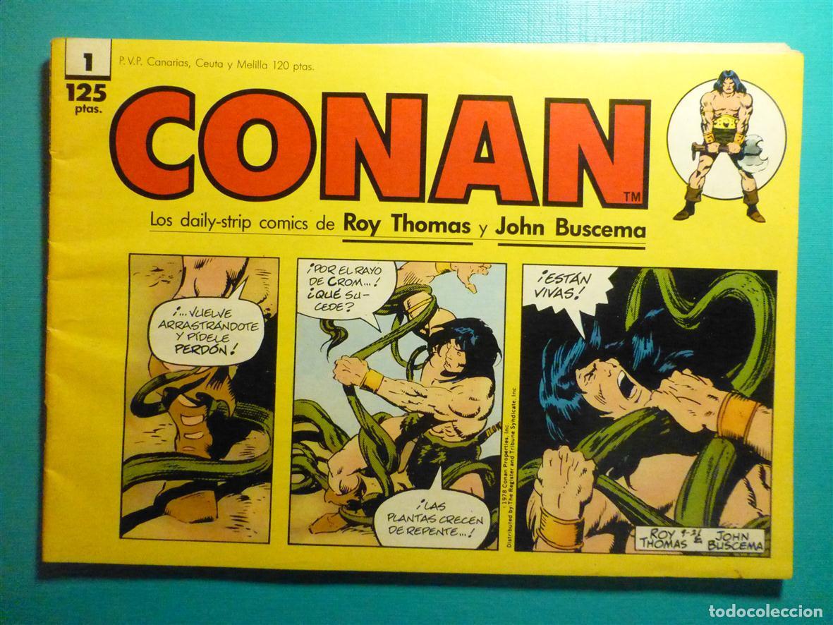 C&oacute;mics: Comic - Conan - Los Daily-Strip de Roy Thomas y John Buscema - N&ordm; 1 - Forum - A&ntilde;o 1989