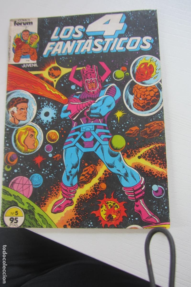 C&oacute;mics: LOS 4 FANTASTICOS VOL. 1 N&ordm; 5 95 PTAS MARVEL - FORUM arx51