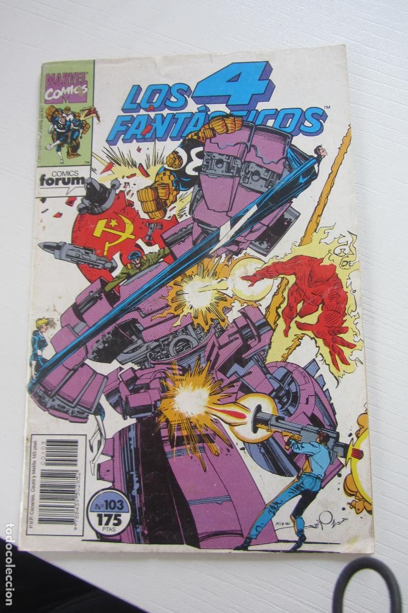 C&oacute;mics: LOS 4 FANTASTICOS VOL. 1 N&ordm; 103 MARVEL - FORUM arx51