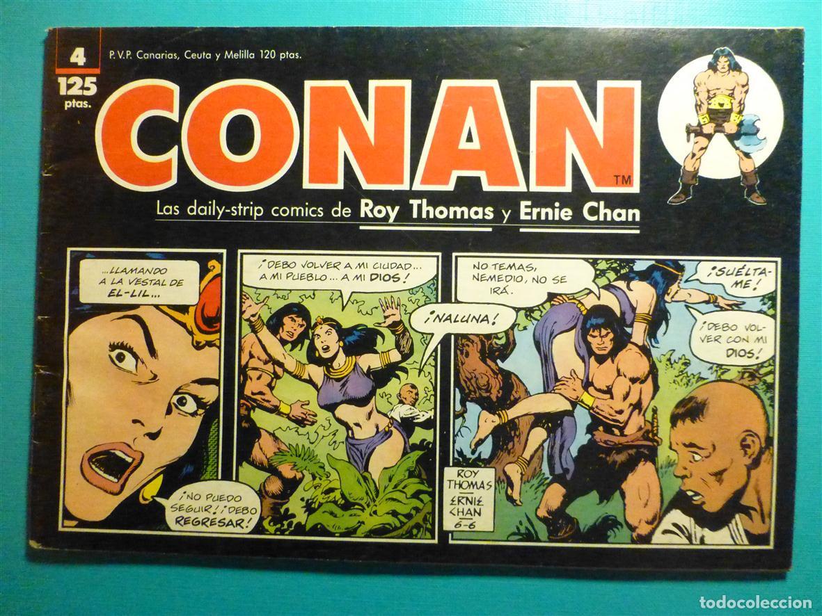 C&oacute;mics: Comic - Conan - Los Daily-Strip de Roy Thomas y Ernie Chan - N&ordm; 4 - Forum - A&ntilde;o 1989