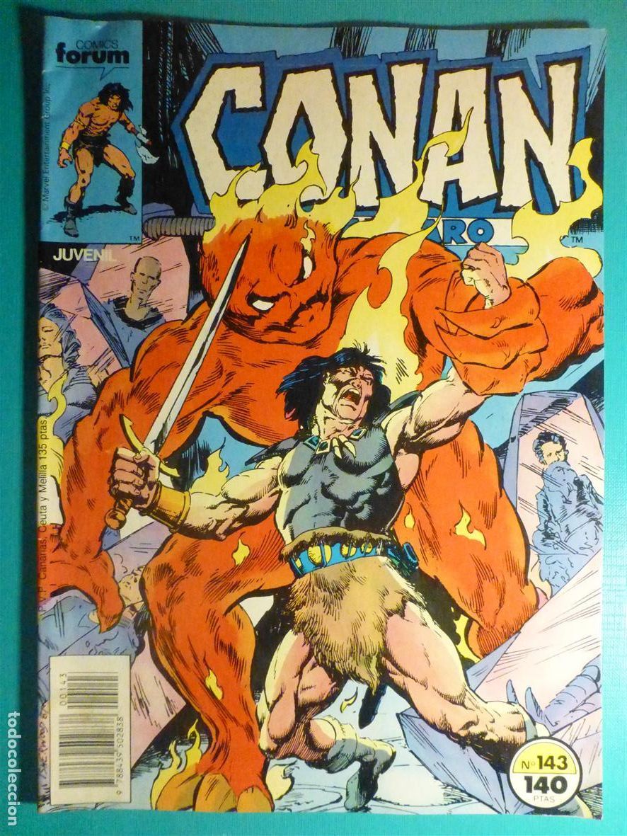 C&oacute;mics: Comic Conan El B&aacute;rbaro - N&ordm; 143 - Necr&oacute;polis - Comics Forum Juvenil - - Foto 1