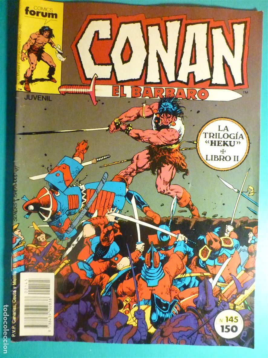 C&oacute;mics: Comic Conan El B&aacute;rbaro - N&ordm; 145 - Trilog&iacute;a Heku - Comics Forum Juvenil -