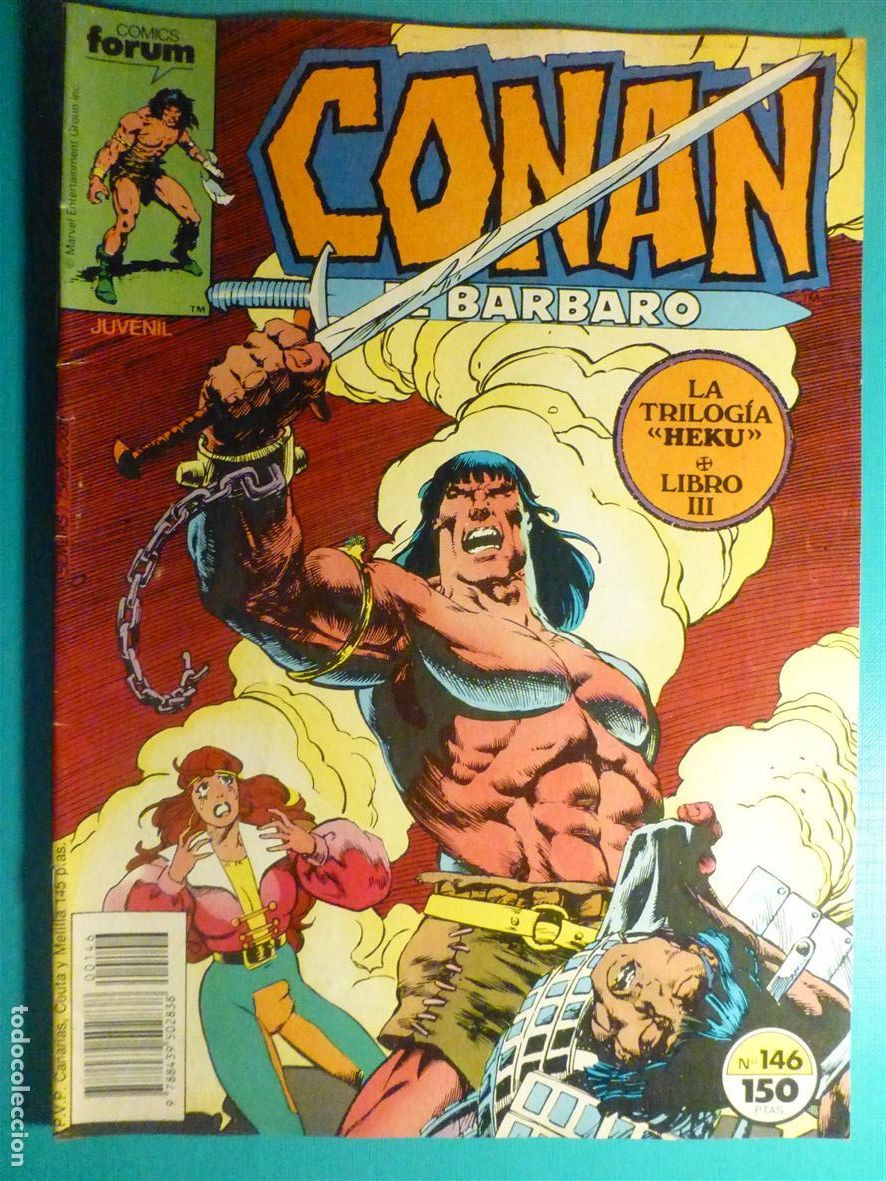 C&oacute;mics: Comic Conan El B&aacute;rbaro - N&ordm; 146 - Trilog&iacute;a Heku - Comics Forum Juvenil -