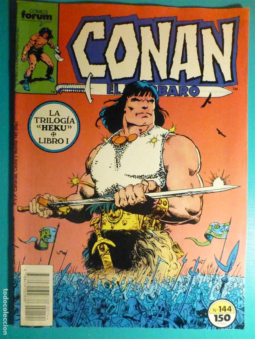 C&oacute;mics: Comic Conan El B&aacute;rbaro - N&ordm; 144 - Trilog&iacute;a Heku - Comics Forum Juvenil -