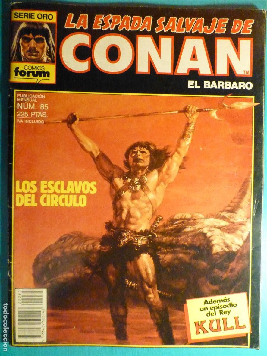 C&oacute;mics: Comic - La Espada Salvaje de Conan El B&aacute;rbaro - N&ordm; 85 - Los Esclavos del C&iacute;rculo - Comics Forum Oro - Foto 1