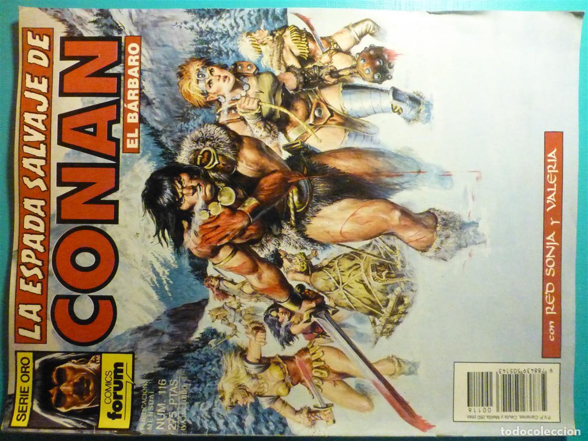 C&oacute;mics: Comic - La Espada Salvaje de Conan El B&aacute;rbaro - N&ordm; 116 - La Furia de Damas Hierro - Comics Forum Oro