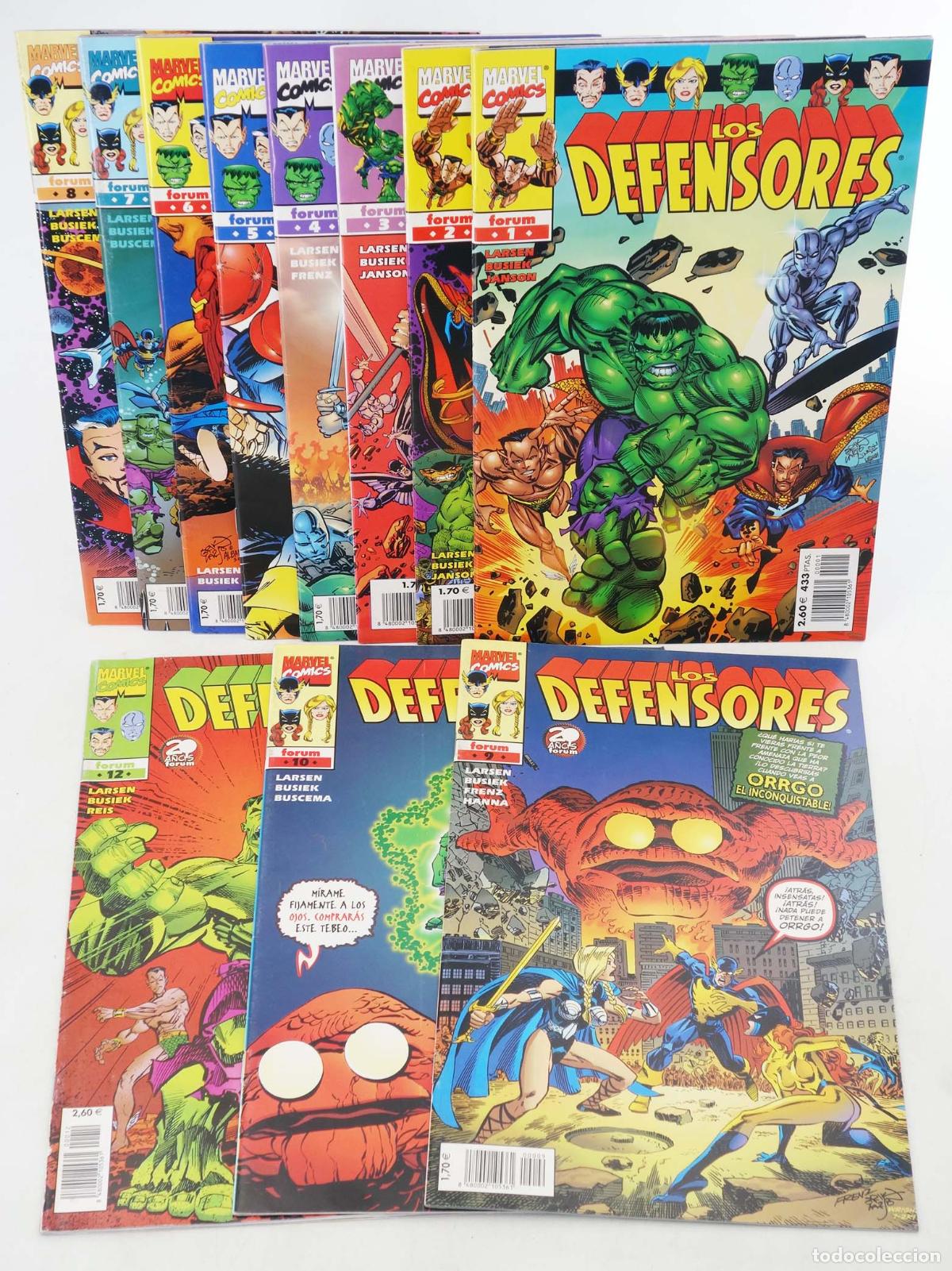 C&oacute;mics: LOS DEFENSORES 1 A 12. COMPLETA. Forum, 2002
