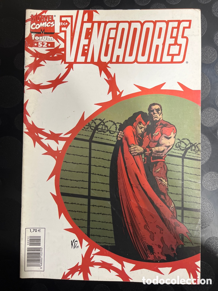 C&oacute;mics: LOS VENGADORES VOL.3 N.52 PRISIONEROS : UNA HISTORIA DE AMOR ( 1998/2005 )