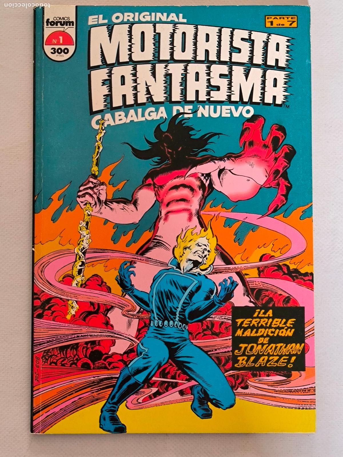C&oacute;mics: EL MOTORISTA FANTASMA CABALGA DE NUEVO N&ordm; 1 - MARVEL - FORUM (D2)