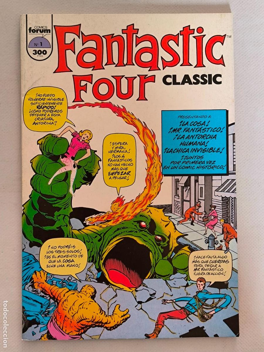 C&oacute;mics: FANTASTIC FOUR CLASSIC N&ordm; 1 - MARVEL - FORUM (D2)