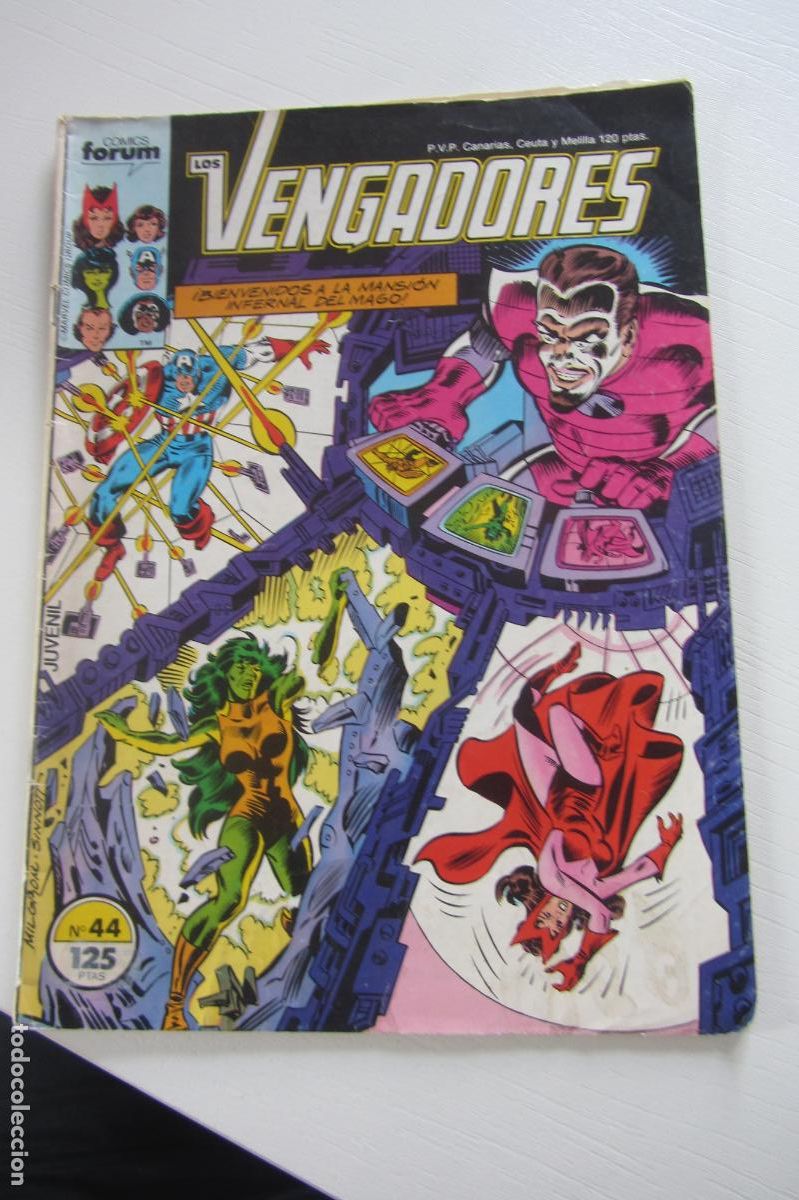 C&oacute;mics: LOS VENGADORES vol I N&ordm; 44 COMICS FORUM. arx229